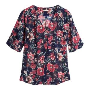 Stitch Fix Skies are Blue Floral Blouse
